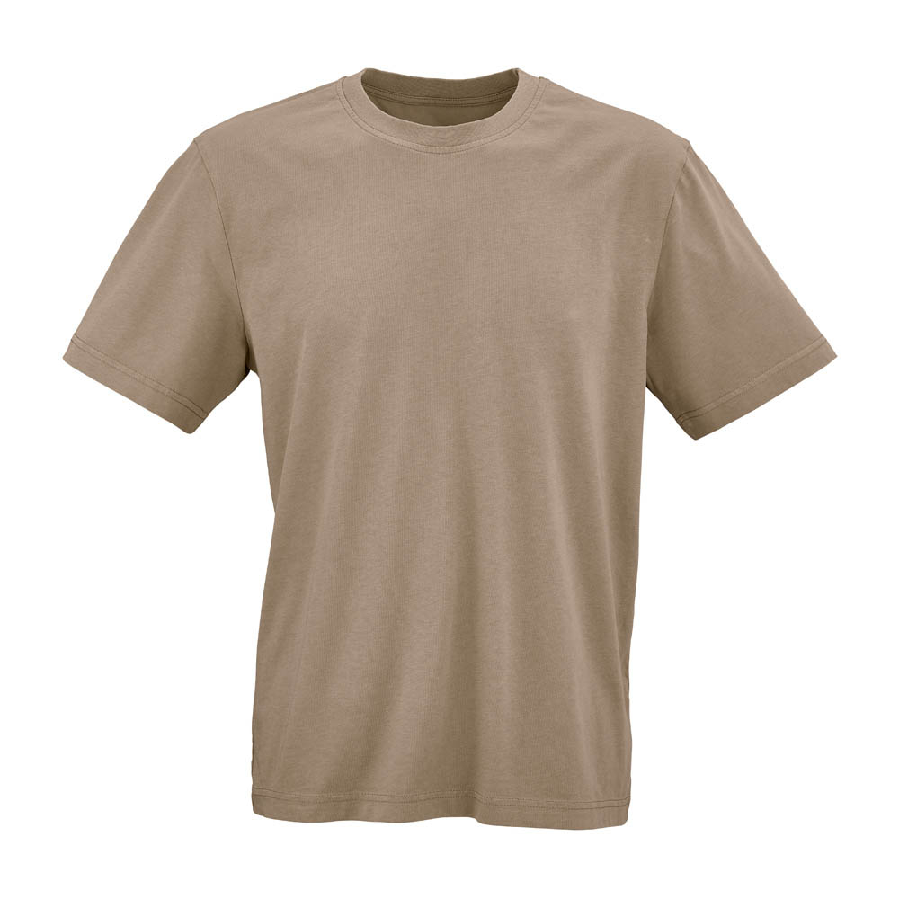 T-shirt mixte personnalisé 140 g/m² Tamariz Marron clair